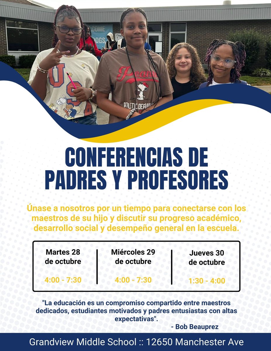 Parent Teacher Conferences are coming up! #FutureReady #FutureStrong