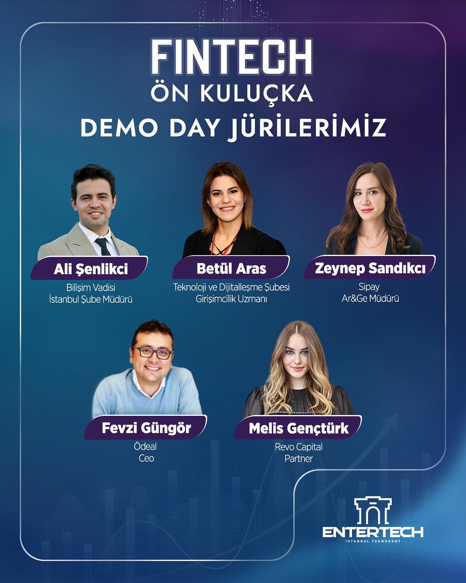 FinTech Ön Kuluçka Demo Day’e Geri Sayım Başladı!
30 Ekim’de gerçekleştirilecek Demo Day sahnesinde girişimcilerimiz, program boyunca geliştirdikleri projelerini sektörün önde gelen isimlerinden oluşan jüriye sunacak. 💼

FinTech alanında yenilikçi fikirlerin değerlendirileceği