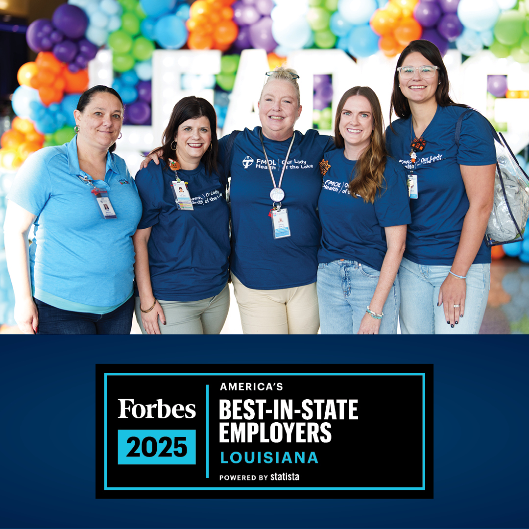 Proud to be recognized by Forbes as one of America’s Best-In-State Employers 2025! 
This recognition celebrates our commitment to people, culture, and community—everything that defines who we are at FMOL Health.
Learn more: bit.ly/47tubrh
Join our team:
