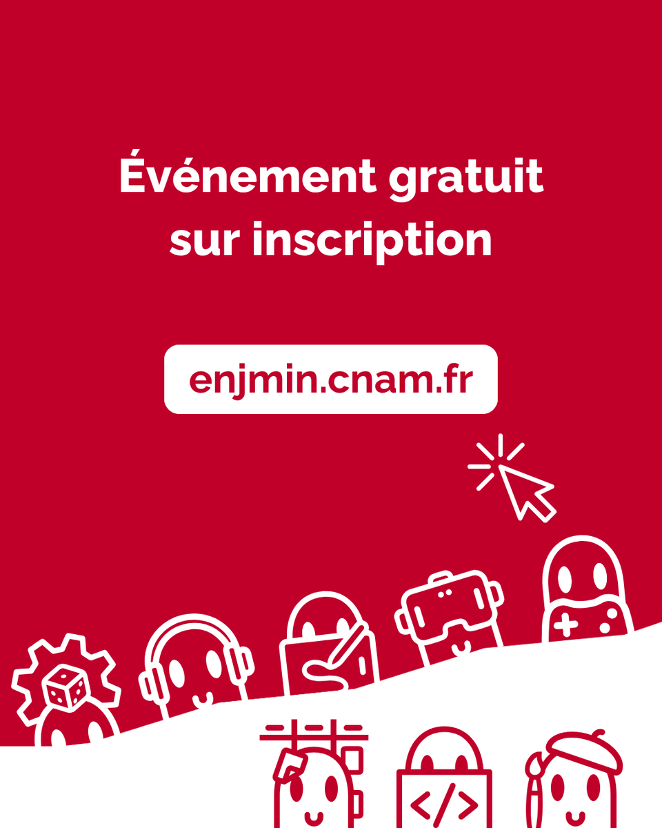 𝐓𝐮 𝐯𝐞𝐮𝐱 𝐭𝐞 𝐟𝐨𝐫𝐦𝐞𝐫 𝐚𝐮𝐱 𝐦𝐞́𝐭𝐢𝐞𝐫𝐬 𝐝𝐮 𝐣𝐞𝐮 𝐯𝐢𝐝𝐞́𝐨 ? 𝐑𝐞𝐧𝐝𝐞𝐳-𝐯𝐨𝐮𝐬 𝐬𝐚𝐦𝐞𝐝𝐢 𝟔 𝐝𝐞́𝐜𝐞𝐦𝐛𝐫𝐞 𝐩𝐨𝐮𝐫 𝐧𝐨𝐭𝐫𝐞 𝐣𝐨𝐮𝐫𝐧𝐞́𝐞 𝐩𝐨𝐫𝐭𝐞𝐬 𝐨𝐮𝐯𝐞𝐫𝐭𝐞𝐬 ! 👇

💬 Au programme :
- Présentations de nos formations en amphithéâtre +