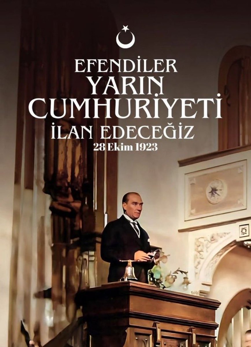 “ Egemenlik Kayıtsız Şartsız Milletindir” 🇹🇷
#29ekimcumhuriyetbayramı