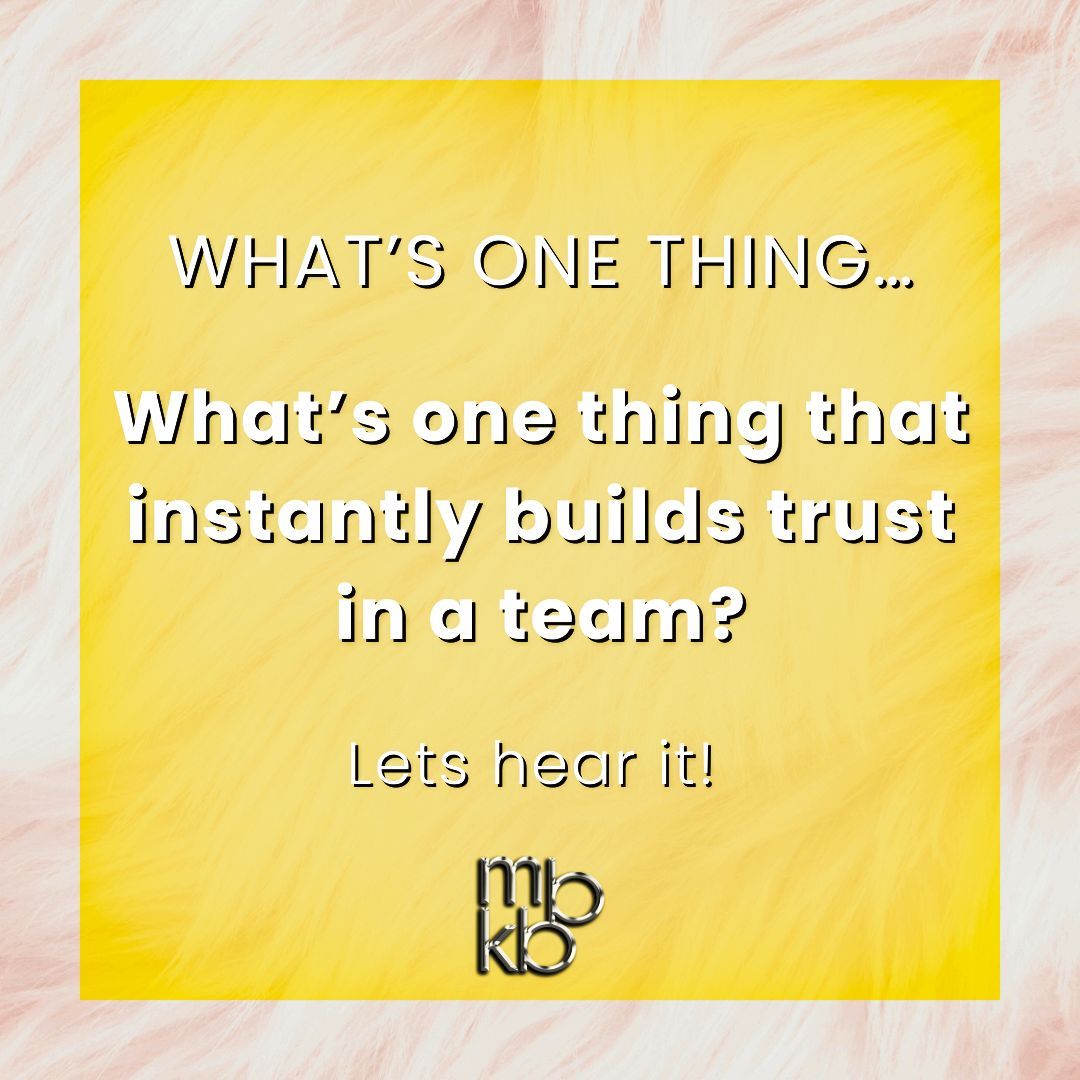 mbkbtraining's tweet image. 🤝 What’s one thing that instantly builds trust in a team? 💬

Honest communication? Consistency? Just being reliable?

👇 Tell us the key to trust from your perspective.

#TeamThoughts #MBKB #MBKBTraining #TeamTrust #Apprenticeships #WorkTips #OfstedOutstandingTrainingProvider