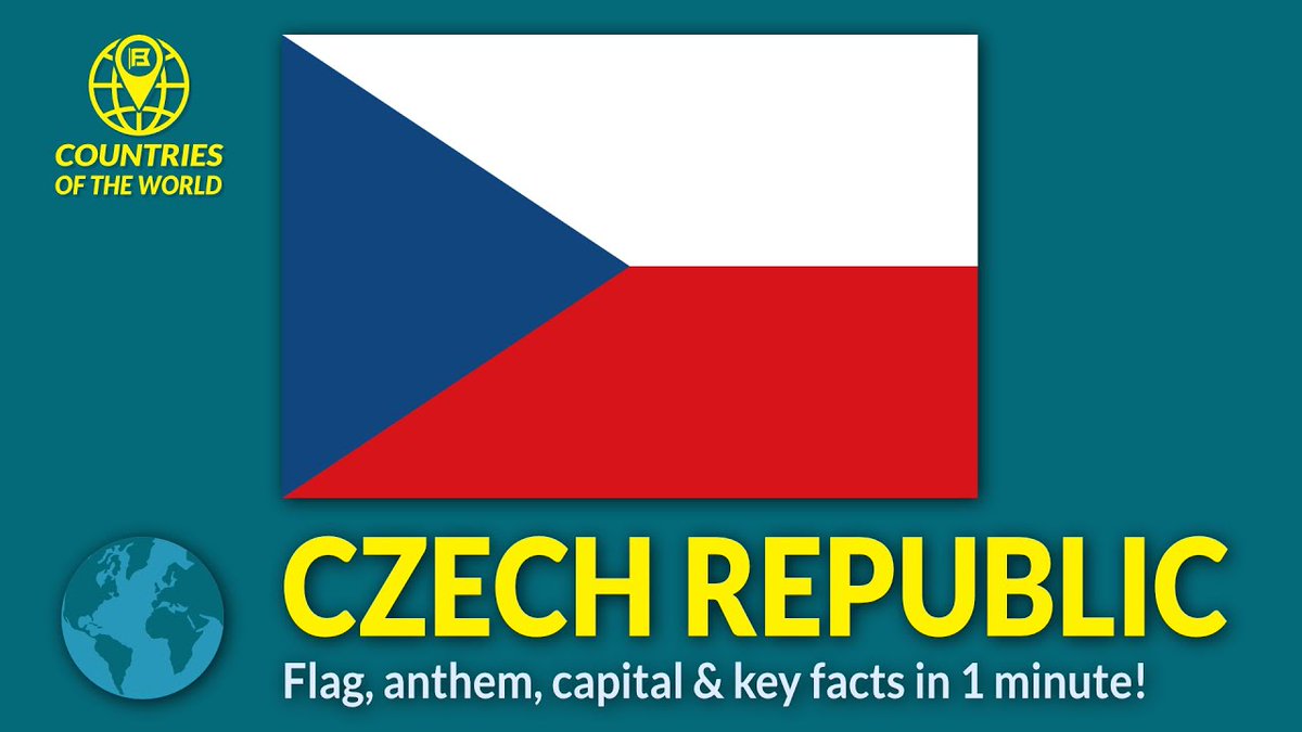 flags_book's tweet image. 28th October is Independence day in the Czech Republic. A public holiday marks when Czechoslovakia as it was, became independent from Austria-Hungary. See the video on flagsbook youtube. #Flagsbook #CzechRepublic #Czech #Czechia #Prague