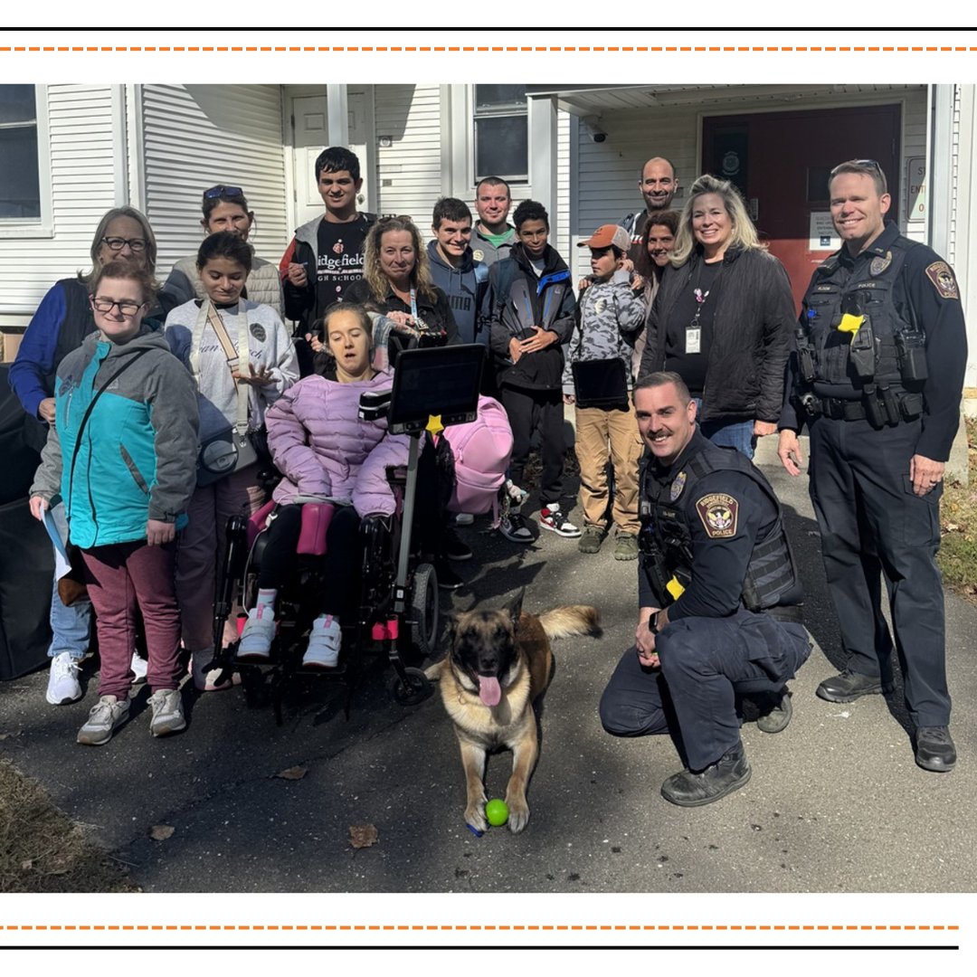 Students met Ridgefield’s finest at the Police Station. Officers Bloom and McKnight shared their time and expertise with the group. Students asked lots of questions about the officers’ career choices, favorite parts of the work, and more.
Read more here: app.smore.com/n/xemc5
