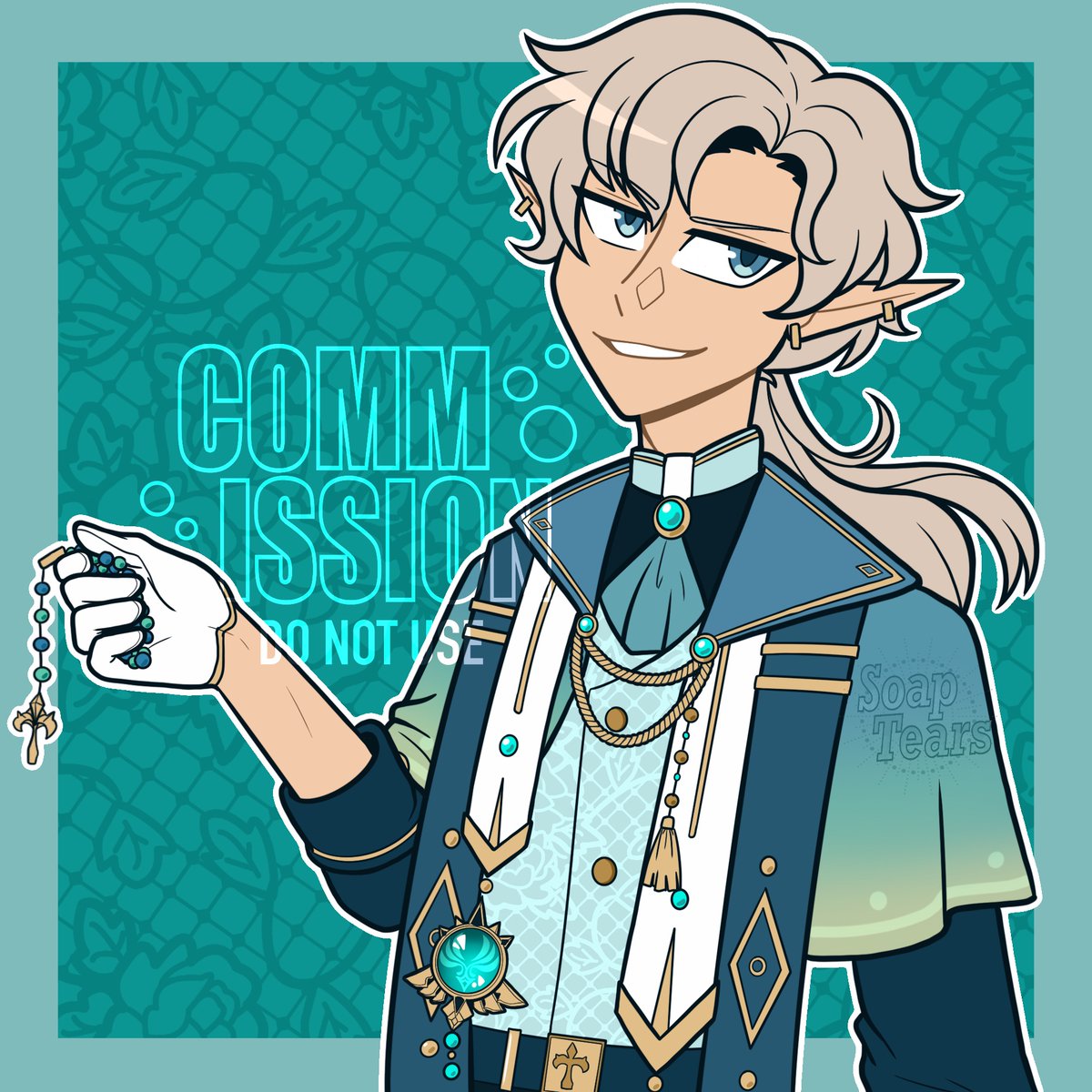Soap_Tears's tweet image. #VGenComm for @ArtStarMi! 
Evil priests are my brand now I love him