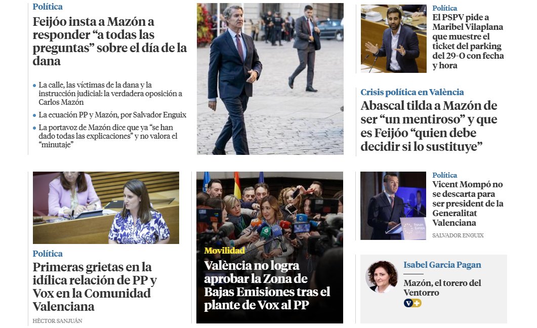 Toda la actualidad de la dana, en la web de <a href="/LaVanguardia/">La Vanguardia</a> Comunidad Valenciana