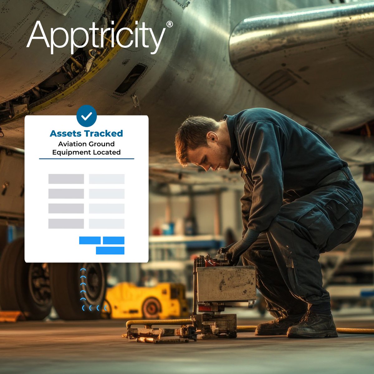 apptricity's tweet image. Every minute counts in aviation—and every lost asset adds up.
Apptricity gives airlines the visibility they need to cut downtime and save millions annually.
Track smarter. Spend less. Fly more.
#Aviation #AssetTracking #IoT #Apptricity