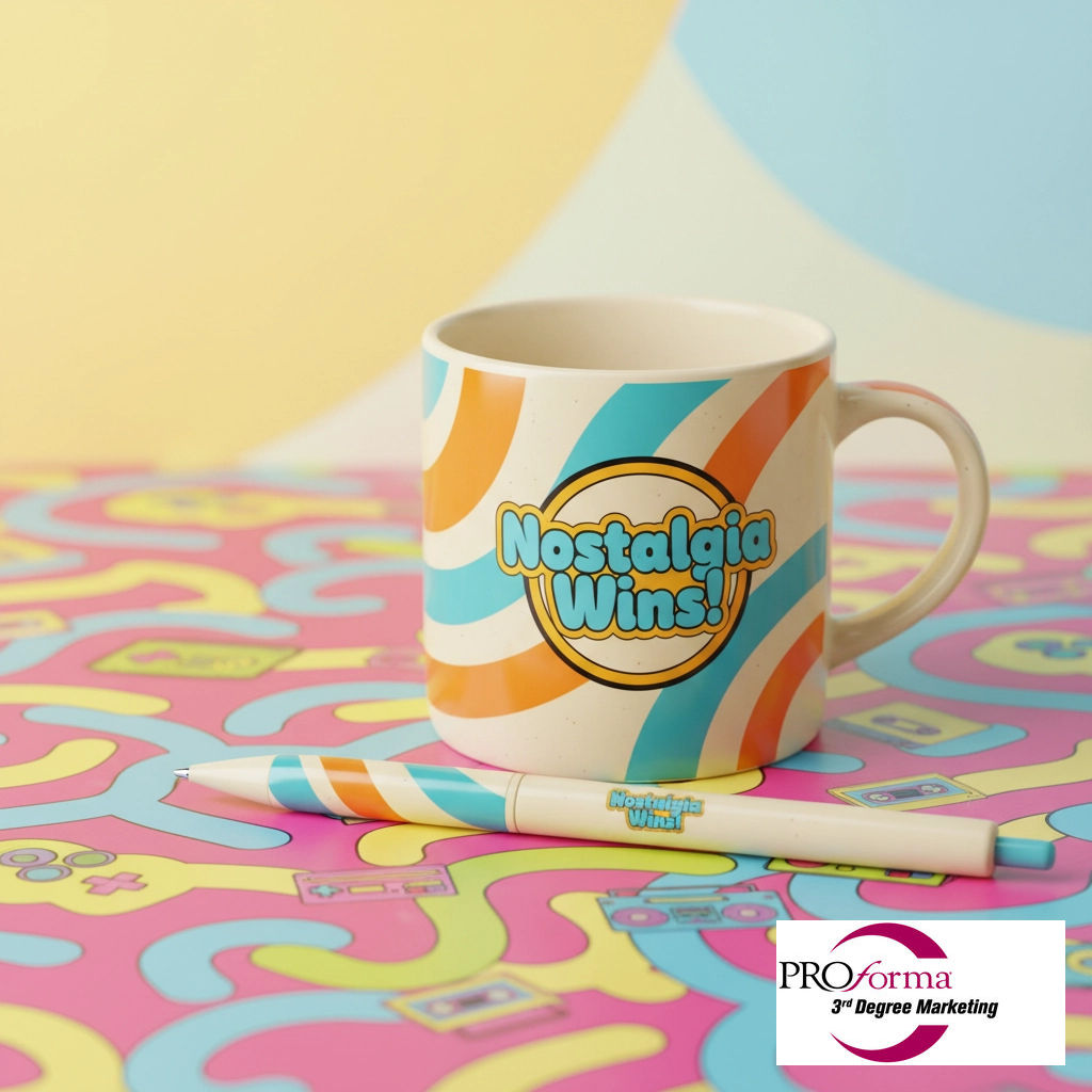 onesourcepromo's tweet image. Retro is the new cool! Teams everywhere are loving throwback tees, vintage mugs, and classic pens for a major morale boost. What old-school merch would you bring back to your office? Drop your faves below! #Proforma3rdDegree #BrandedMerch #RetroRevival