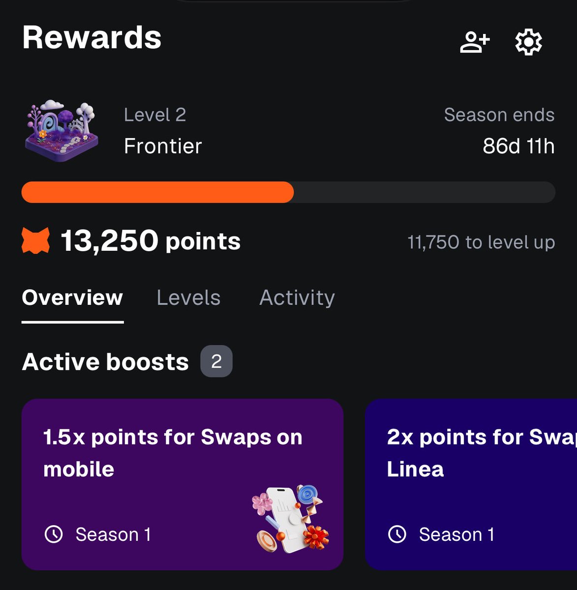 I opted into <a href="/MetaMask/">MetaMask.eth 🦊</a> rewards and automatically got over 13K points for being an OG

Update your MetaMask app to see the rewards tab. Use my referral code K0Z21D for a bonus