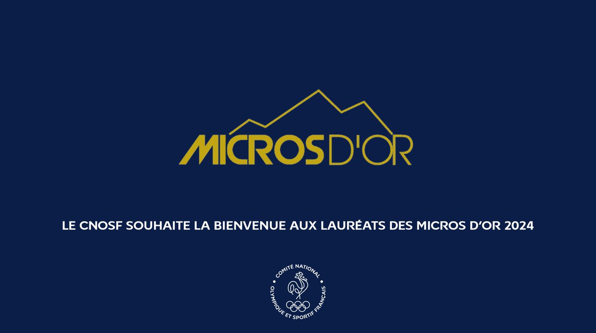 [#MicrosdOr]
📷 La Maison du Sport Français accueillait, aujourd’hui, le traditionnel déjeuner des lauréats des <a href="/Microdor/">Microdor</a>, en présence de la présidente du #CNOSF <a href="/AOC1978/">Amélie Oudéa-Castéra</a>, du président d’honneur <a href="/JmmMichel/">Jean-Marc Michel</a> et du président de <a href="/UJSFoff/">UJSF</a> , <a href="/vincentduluc/">vincent duluc</a>.
Les Micros d’Or récompensent,