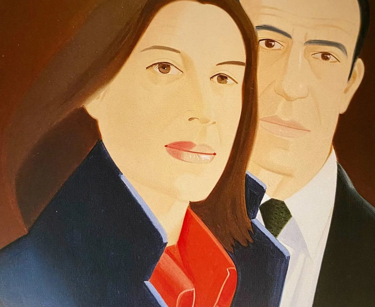 الکس کَتز (هنرمند آمریکایی متولد 1927) در طول فعالیت هنریش بیش از 250 نقاشی از همسرش Ada کشیده. اولینِ این آثار در سال 1959 خلق شده و این مسیر تا امروز ادامه داره.

او در جواب این سوال که آیا این نقاشی ها شبیه Ada هستند پاسخ داده:
"Nothing Does"
🥲