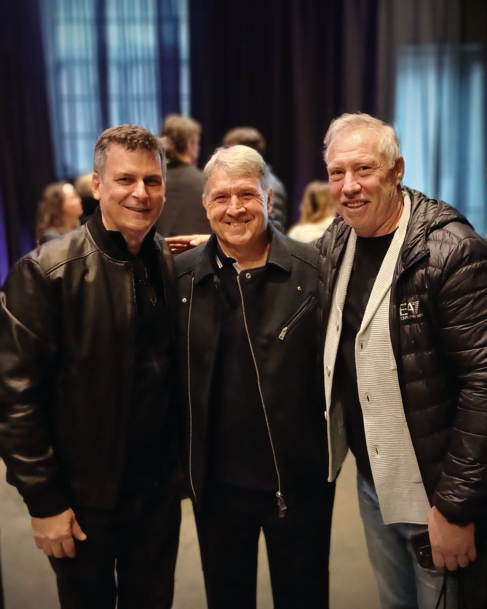 Con el Tata y Roberto hablando de fútbol y del futuro de Newell's.