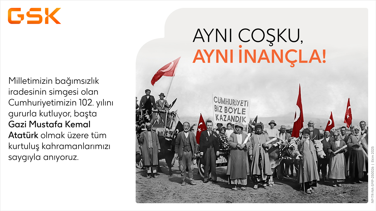 29 Ekim Cumhuriyet Bayramı'mız kutlu olsun!