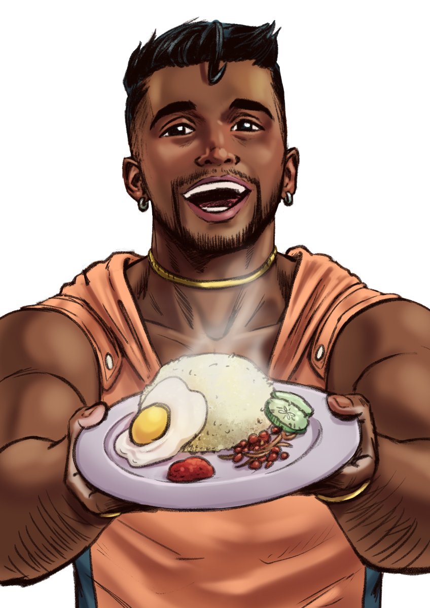 Rajesh Vannan is a 23-year-old journalist known for his dark skin, short hair, and muscular build. Working alongside Naresh and Ameer, he is easygoing in nature!

Light-on: Oct.31st

#Naresh #lighton #supernaturallighter #supernatural #occultmanga #lumebento #indiemangapublisher