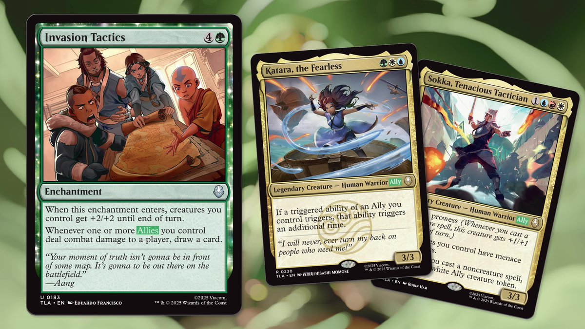 The creature subtype Ally is returning in #MTGxATLA! It takes a village (or  even four nations) to help the Avatar save the world.