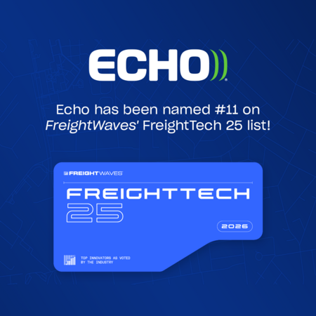 EchoLogistics's tweet photo. We are excited to share Echo has been named #11 on FreightWaves' FreightTech 25 list!

FreightWaves annually recognizes the top 25 companies that are changing the landscape of the transportation industry through innovative technology. This is the fourth time Echo has received this prestigious recognition, demonstrating our continued commitment to innovative technology to help simplify transportation for our clients and carriers. Of the eight tech-enabled transportation providers who made the top 25 list, Echo was the second highest!

To learn more, check out our latest press release: //bit.ly/4ofQgRg
 
#BetterIsTheOnlyOption #Echo #FreightWaves #Tech