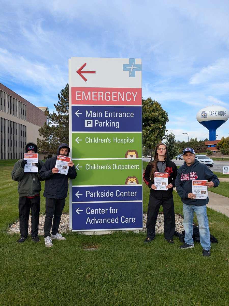 IUOELocal399's tweet image. 🚨 Our team showed up strong this morning at Lutheran General Hospital in Park Ridge — almost 2,000 flyers handed out before 11 AM! It's time for @advocatehealth to respect workers, honor elections, and bargain a fair contract.

#Unionstrong #Local399