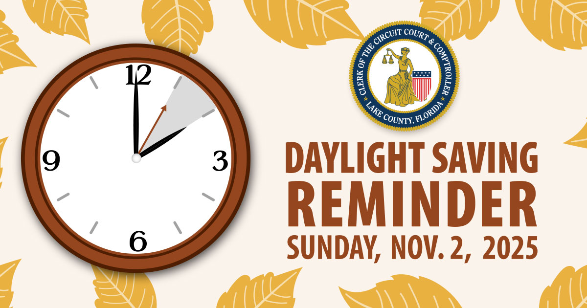 Daylight Saving Time ends tomorrow, Sunday, Nov. 2, at 2 a.m. Don’t forget to set your clocks back one hour before you go to bed tonight. Enjoy the extra hour of your day tomorrow. ⏰