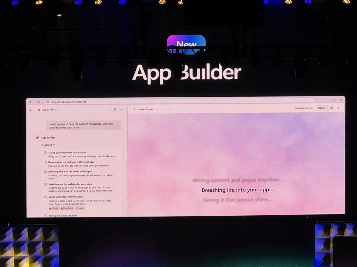 FlowAltDelete's tweet image. TWO NEW TEAMMATES. ZERO HUMANS. 💥

Charles just dropped App Builder and Workflows Agent — and they’re joining my team.

⚙️ Workflows Agent: hears your intent (“When I get an email with subject ‘budget’…”) and builds the flow, reply, and summary in Teams.

📱 App Builder: takes…