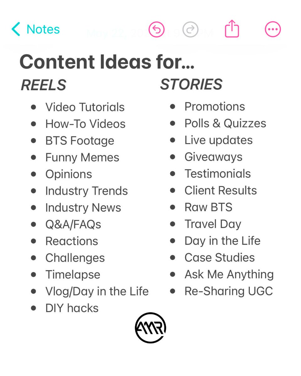 AmrDigital's tweet image. In a pinch for content ideas? Look no further. 😉

Save this post for your next content batch! 📝

#AMRDigital #contentideas #socialmediamanager #SMM #digitalmarketing