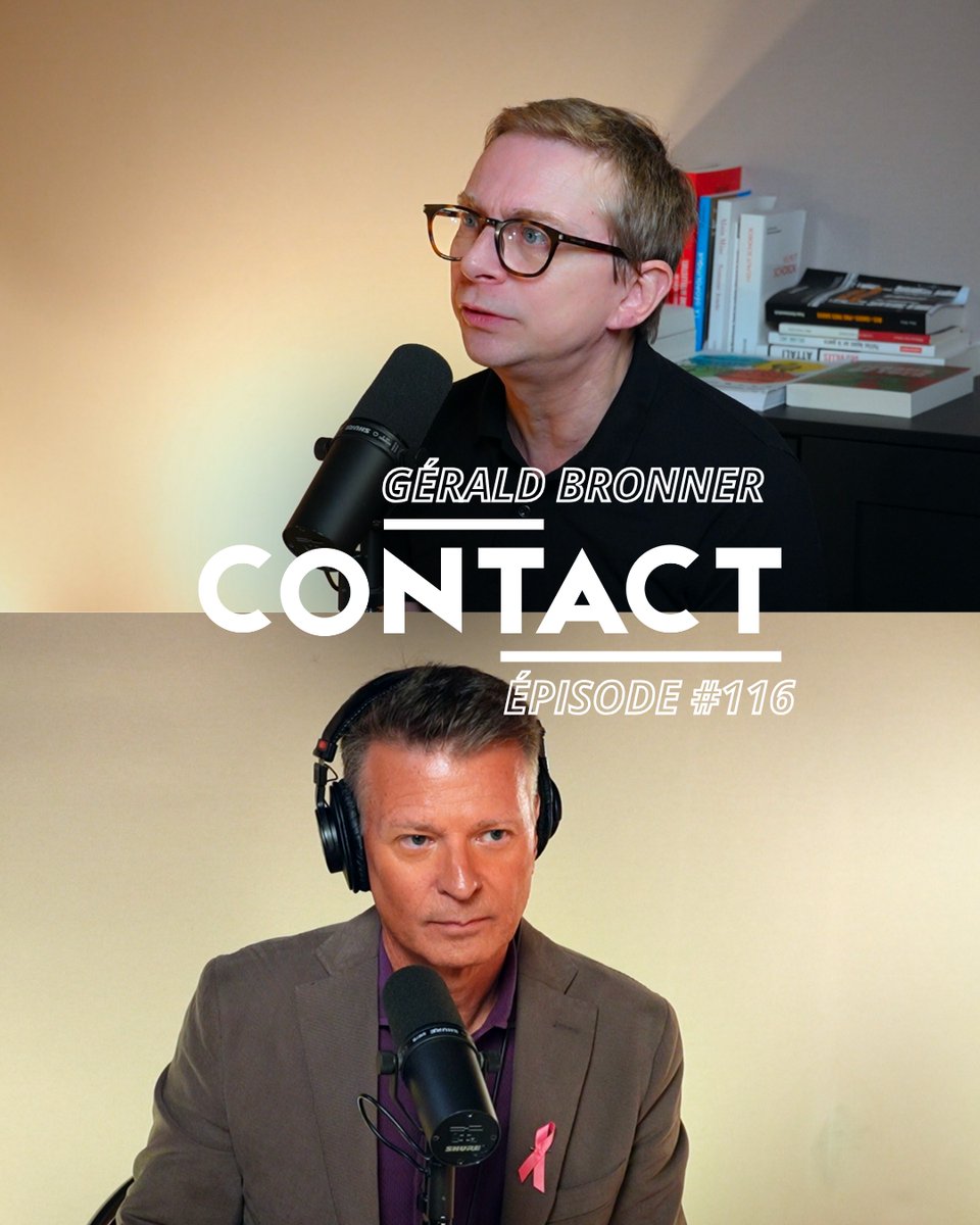 Le sociologue Gérald Bronner à Contact ce jeudi !  
MONTRÉAL : 6h 
PARIS : 12h.

Le scepticisme opportuniste : « Puisque je ne sais pas ce qui est vrai ou faux, autant croire ce qui m’arrange »

#podcast #socio #france
