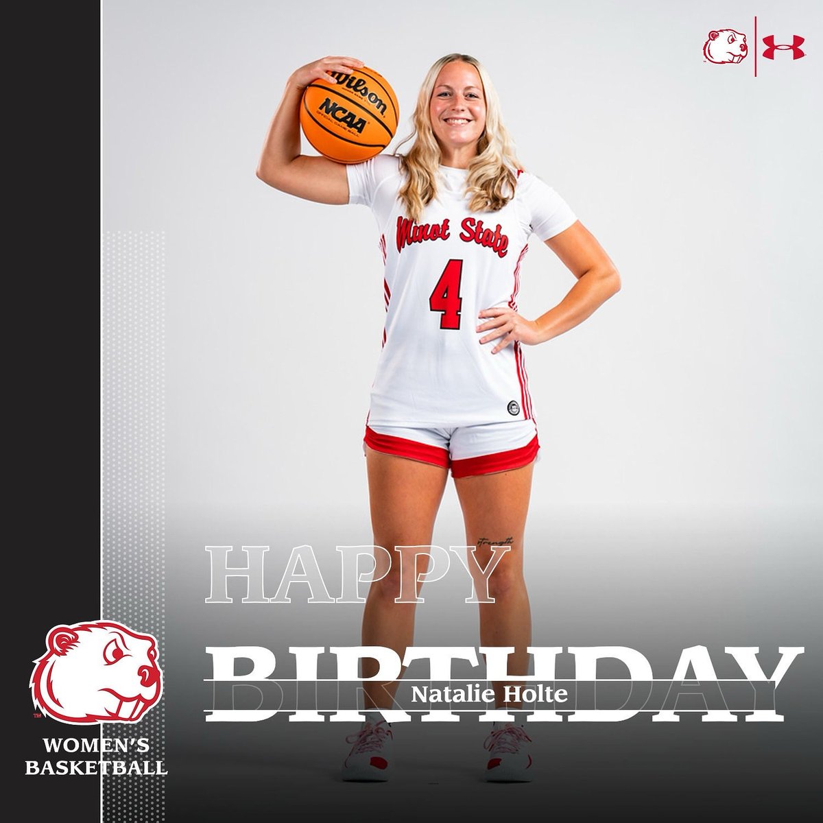 HAPPY BIRTHDAY to SENIOR Natalie Holte❤️🎉

We are so proud of you and we are grateful you are at Minot State. Your dedication and perseverance does not go unnoticed! We hope you have a wonderful birthday, Natalie! 🎂