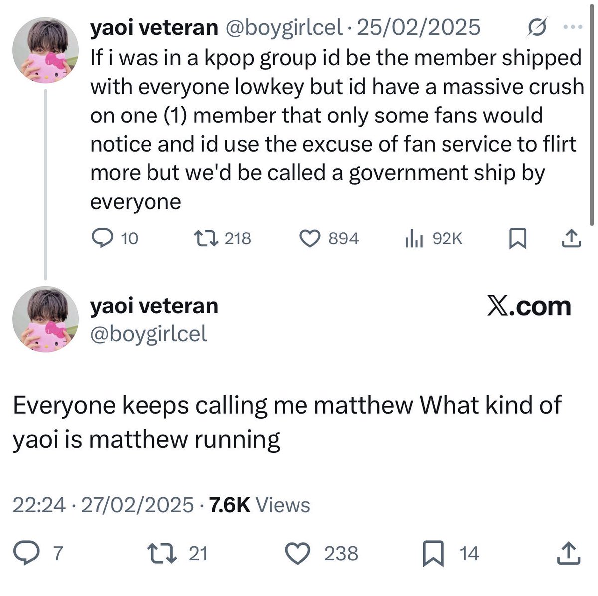 Iovesickgame's tweet image. the kind of yaoi he’s running