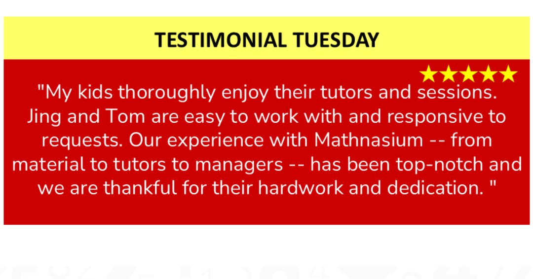 Mathnasiumwin's tweet image. #TestimonialTuesday #ParentReview #Mathnasium #MathTutors #WinchesterVa