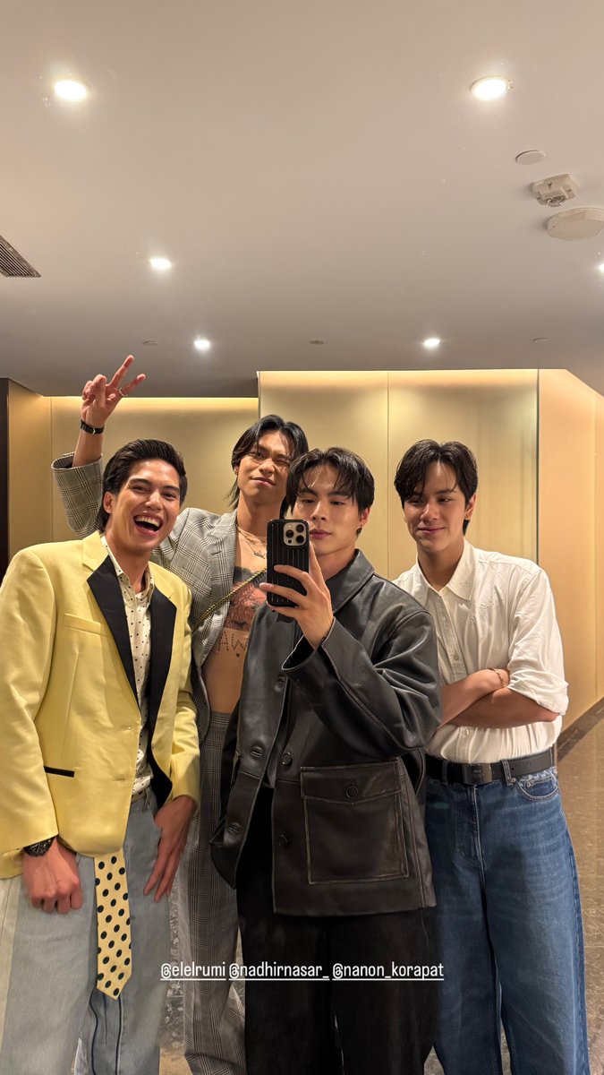 lah nanon sama elrumi😭 
#mynameisnanon