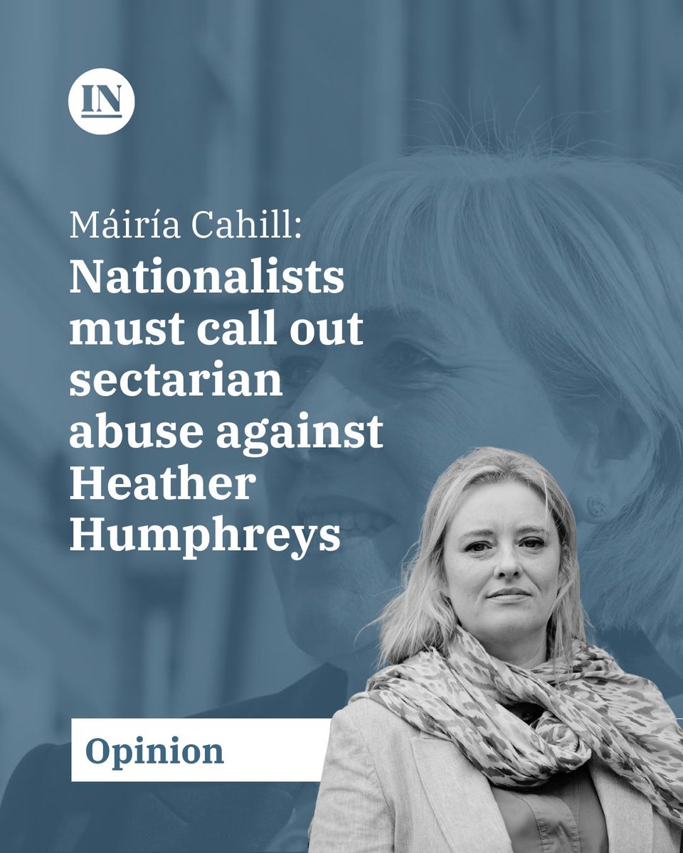 "There is nothing more contemptible on this island than sectarianism, and it continues to resist every effort to erase it."

Read Máiría Cahill: tinyurl.com/yp2srr9j