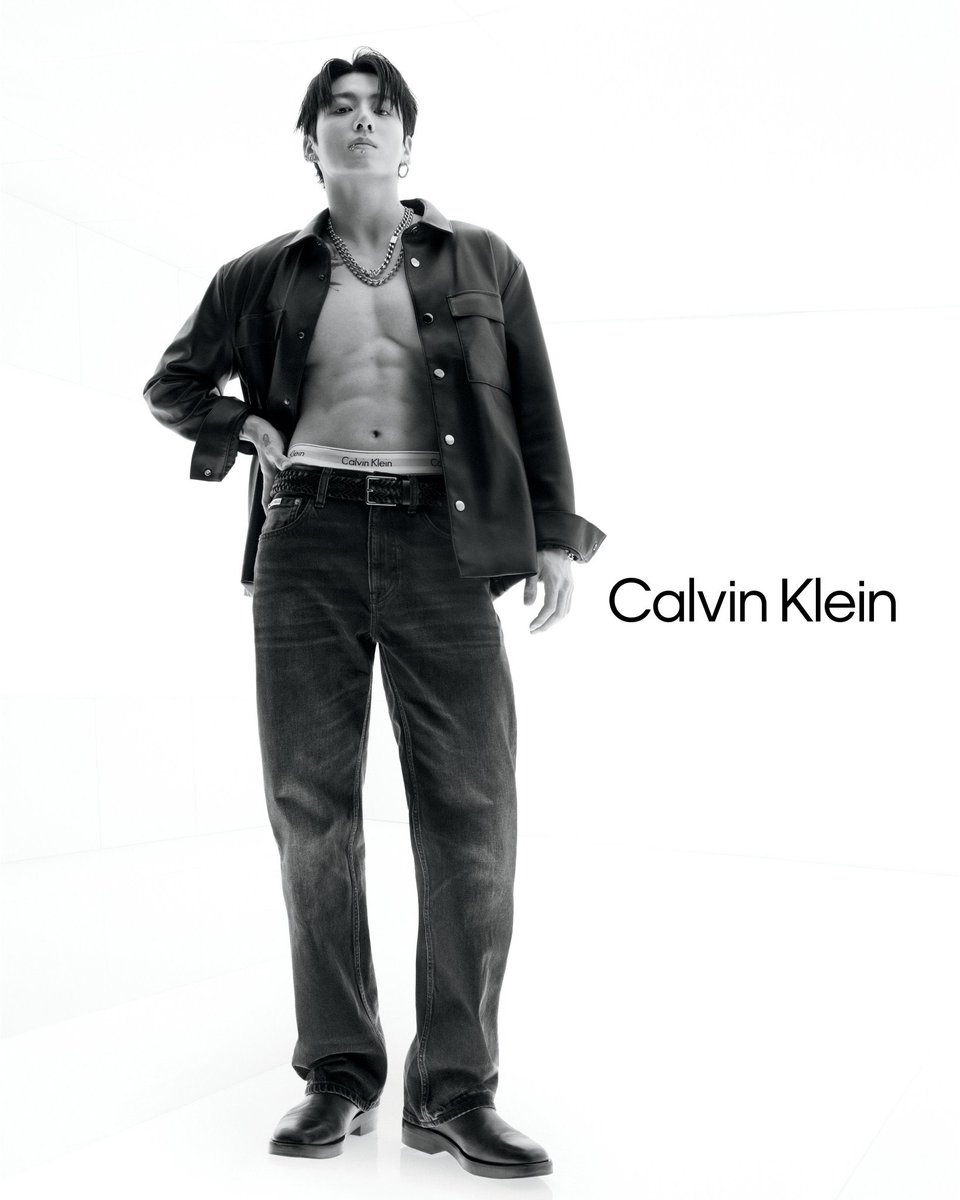 allurequinn's tweet image. jungkook for calvin klein (2025)