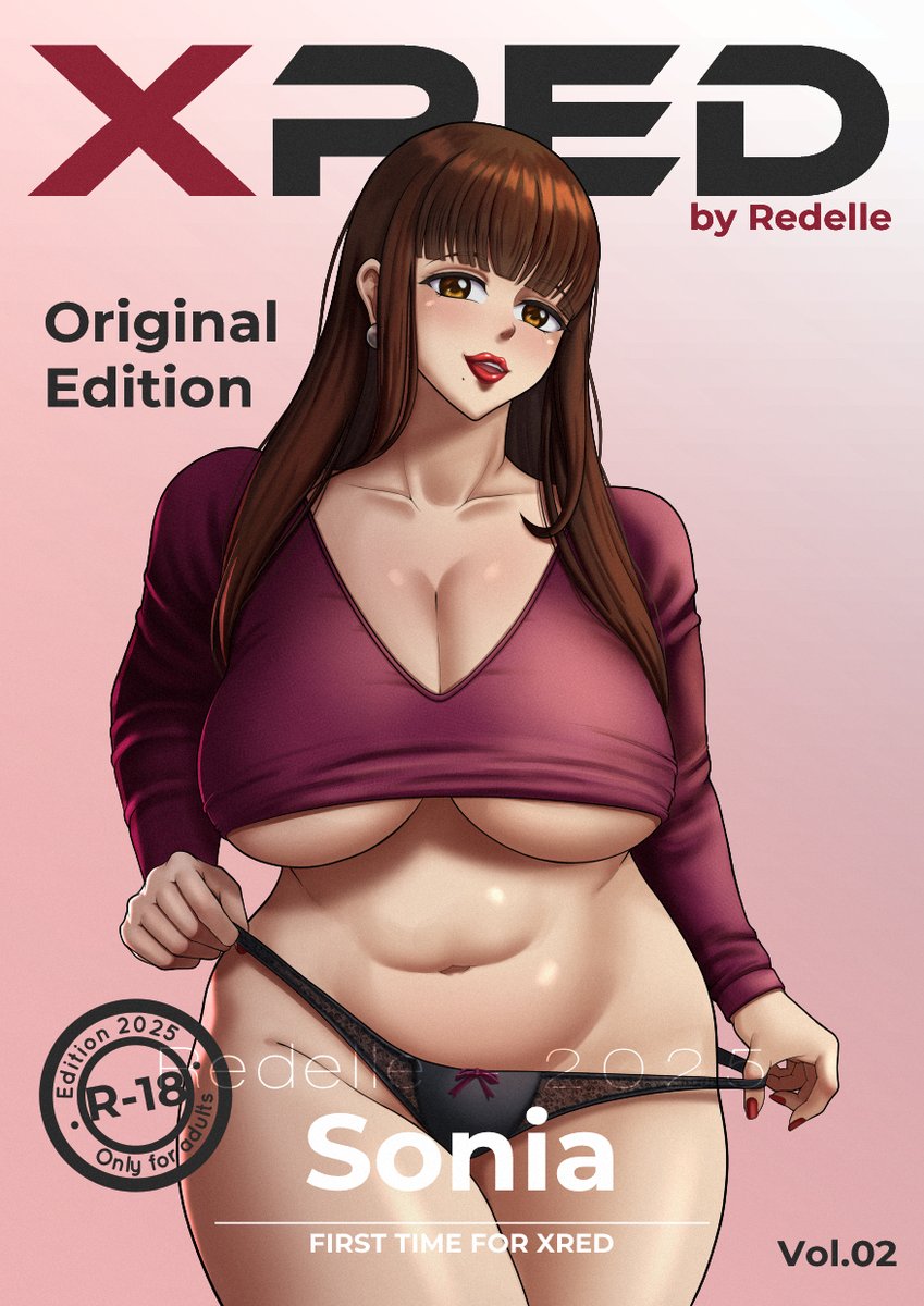 2nd volume of XRED

My OC Sonia this time !

Hope you like it 

#art #nsfwartist #originalcharacter #cover #pinup #sexy #nsfw