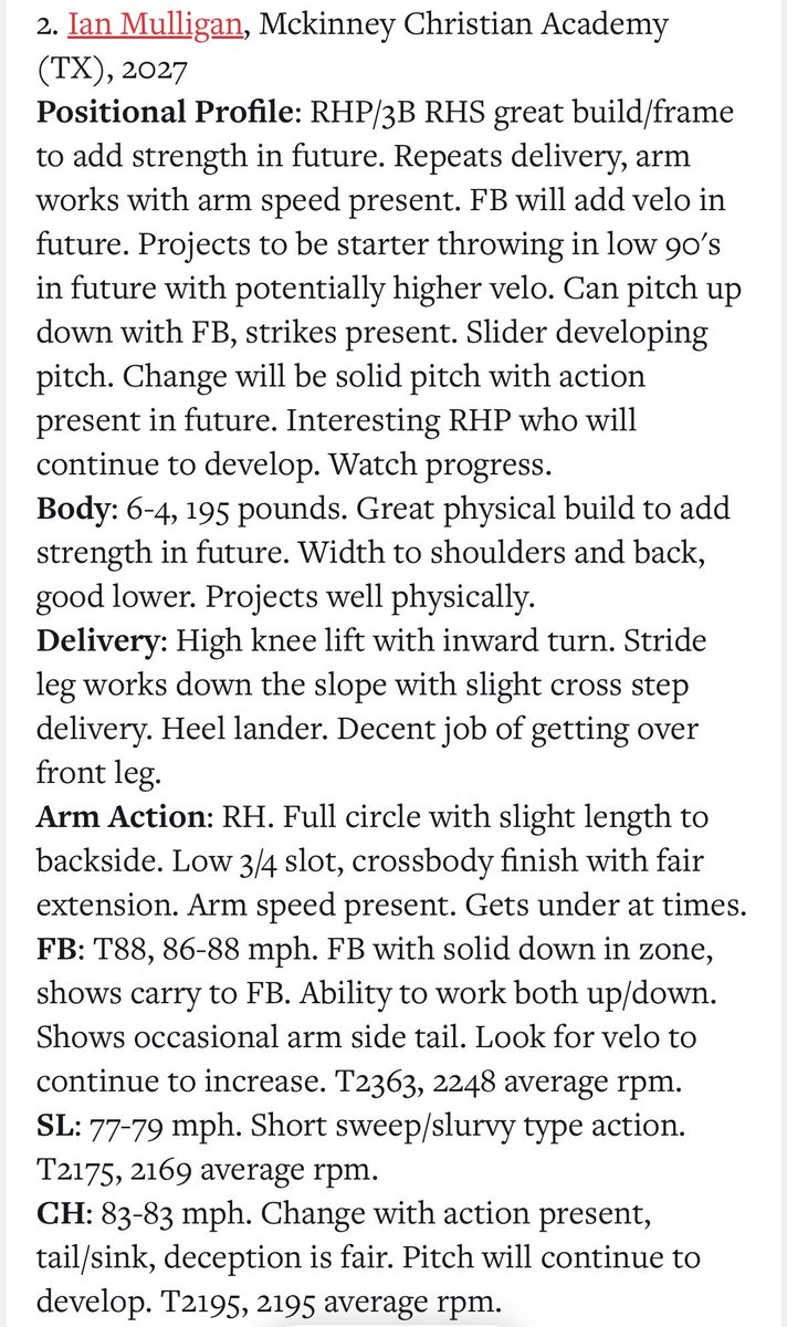 Thanks for the write up <a href="/PrepBaseball_TX/">Prep Baseball Texas</a>!