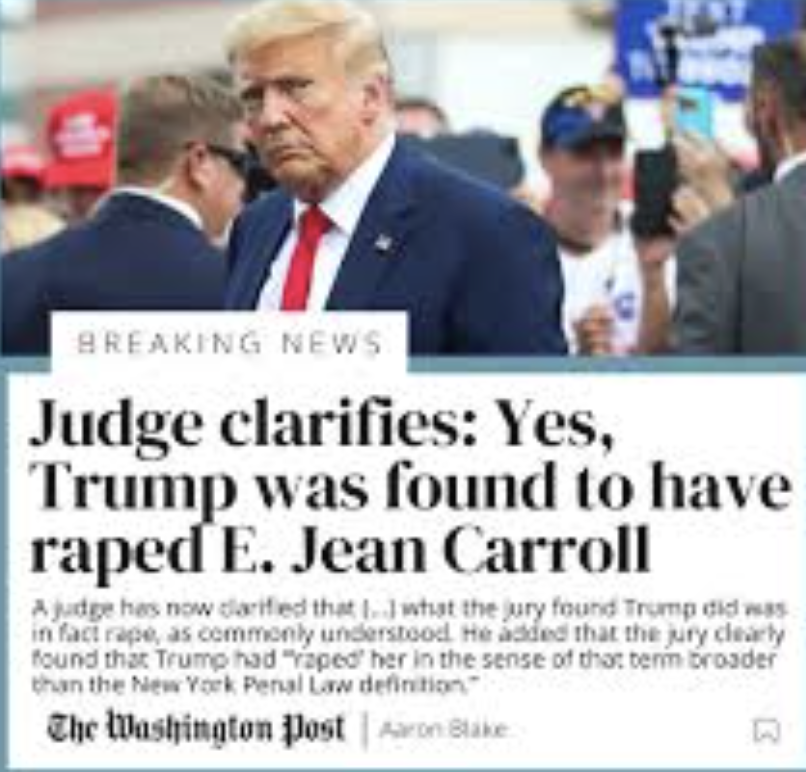 Facts don't care about your feelings, MAGA.