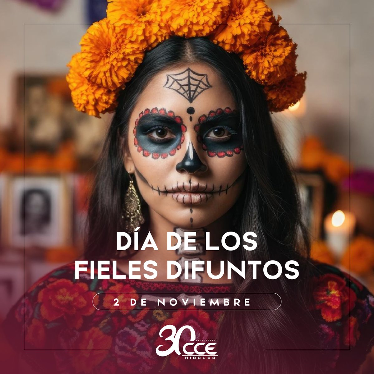 Rendimos homenaje a quienes han partido, manteniendo viva su memoria a través del amor, la tradición y el recuerdo. Reconocemos en esta fecha un legado cultural que nos une como sociedad invitandonos a reflexionar sobre el valor de la vida, la familia y nuestras raíces.