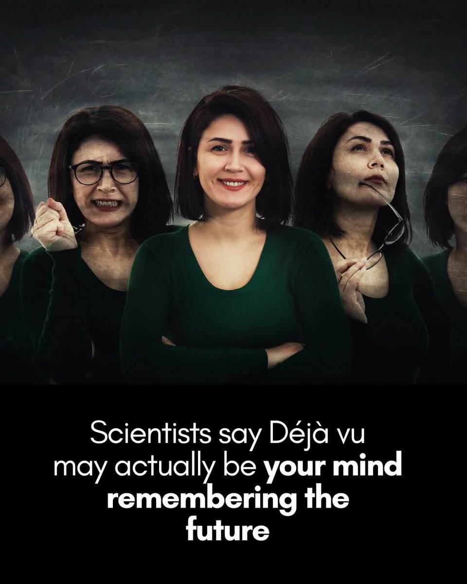 ShiningScience's tweet photo. 🧠 Déjà vu might not be a brain glitch — it could be your mind remembering the future, scientists say.

That eerie sensation of déjà vu—the feeling you’ve lived a moment before—may not be a brain glitch after all. 

Some scientists believe it could be the mind briefly tapping into future experiences. This theory draws from the concept of precognition, the idea that the brain can form memories of events before they occur. 

Building on research dating back to the 1990s, scientists are revisiting whether human consciousness moves strictly forward through time—or if it can occasionally loop backward, entangling with moments that haven’t yet happened.

The theory suggests the brain might function like a two-way radio, transmitting and receiving signals between past and future versions of ourselves. In this view, déjà vu and gut feelings may be subtle hints from the brain’s nonlinear processing of time. Researchers also point to quantum models of consciousness and even historical CIA studies into precognition as evidence that human perception may stretch beyond conventional timelines. 

While the idea remains speculative, it challenges our understanding of memory, free will, and reality itself—inviting a mind-bending question: what if déjà vu is your future self calling to say hello?

Source: “Déjà Vu Isn’t a Glitch, Scientists Say—It’s Possibly Your Brain Slipping Back From the Future,” Popular Mechanics, 3 October 2025.