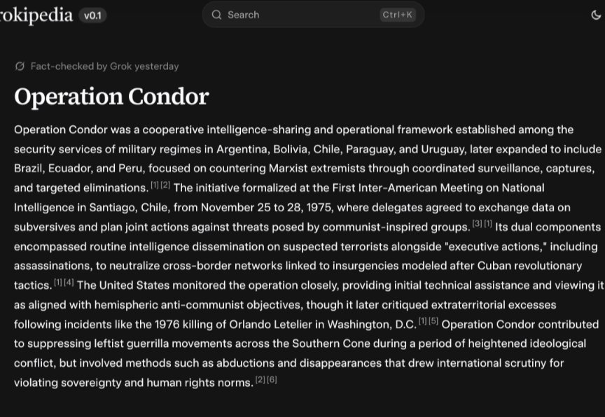 <a href="/elonmusk/">Elon Musk</a> lol, Elon, please don’t act like you’re chiselling objective history into the stars. Every single historical entry on Grokipedia exhibits extreme bias and clearly places no priority on objectively representing events. 

For example, let’s start with Grokipedia’s entry on