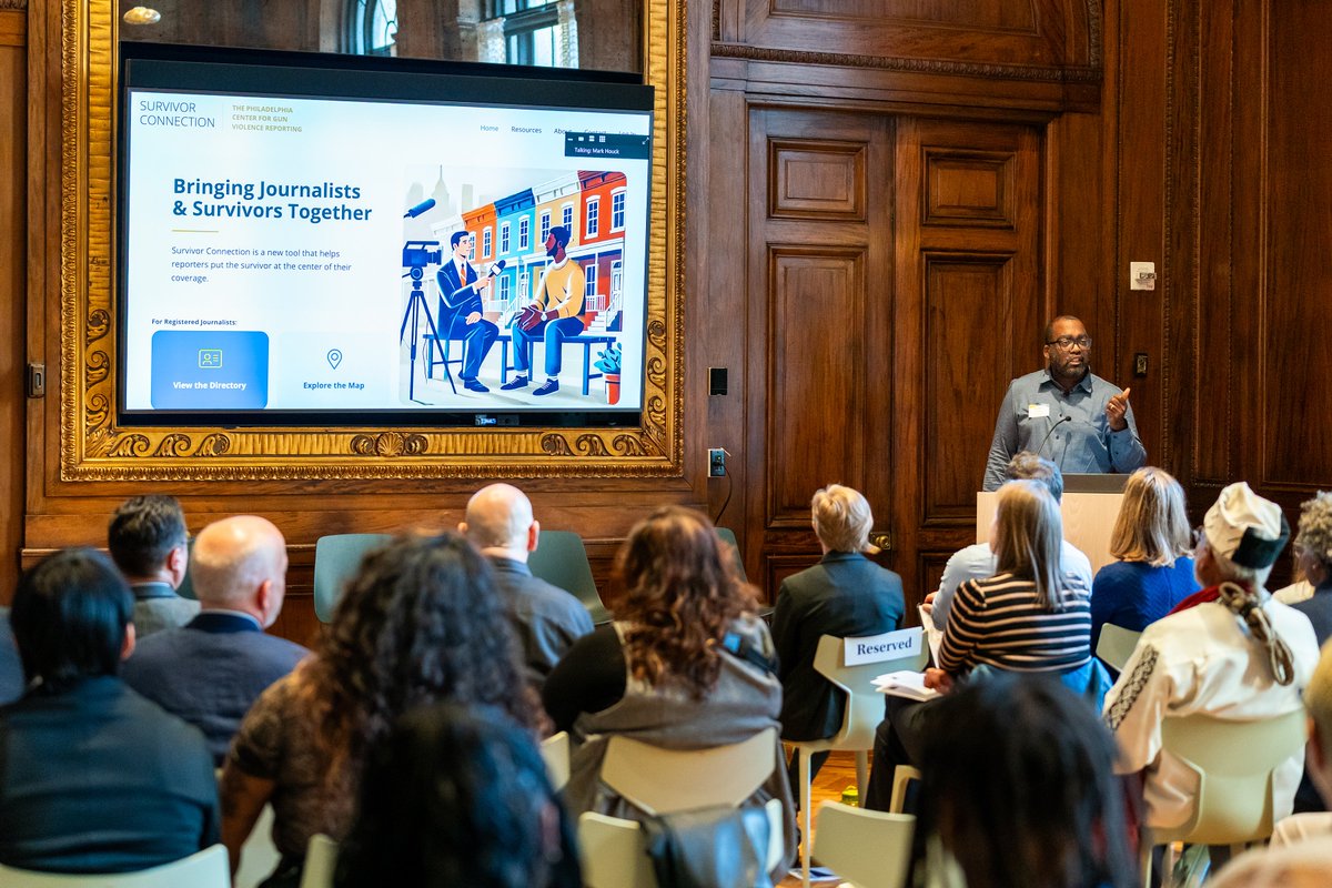 StoneleighFdn's tweet photo. Last week, we celebrated the conclusion of our 2023-2025 #StoneleighEmergingLeader Fellowship Cohort, with powerful presentations by the Fellows on their work to prevent, interrupt, and reduce gun violence in Philadelphia. @YASP2 @CAGPnews @TemplePPL @Orondemcclain1 @Dan_Semenza https://t.co/4uVZw33nx0