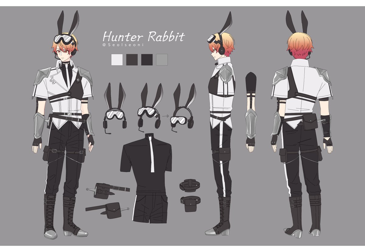 Seolseoni's tweet photo. #プロセカ衣装デザイン #ゲーム
男性用「Hunter Rabbit」
よろしくお願いします🐰 https://t.co/u8S0aKThdI