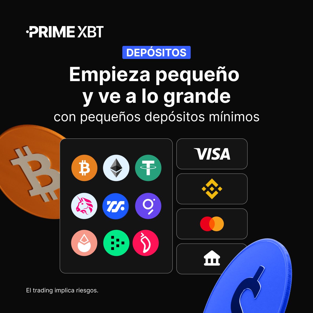 PrimexbtES's tweet image. 💳 Usa tu tarjeta y compra #BTC en minutos.

Con Visa o Mastercard, cambiar de fiat a criptos es muy fácil.

👉 Pruébalo ahora: eng.primexbt.com/42b0dWh

#PrimeXBT #CompraCripto