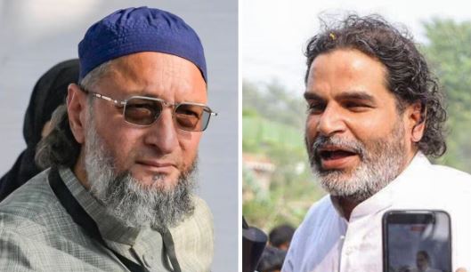 PK ने <a href="/asadowaisi/">Asaduddin Owaisi</a> को कहा- वे अपना हैदराबाद ही संभालें, सीमांचल में आकर कन्फ्यूजन न बढ़ाएं क्योंकि यहां के नेता सीमांचल के बेटे ही होंगे..
अव्वल तो ये कि बिहार न लालू की जागीर है न नीतीश, PK की। दूसरा ये कि <a href="/AkhtarulImanMLA/">Akhtarul Iman</a> सहित तमाम उम्मीदवार सीमांचल ही के हैं न कि हैदराबाद के..!