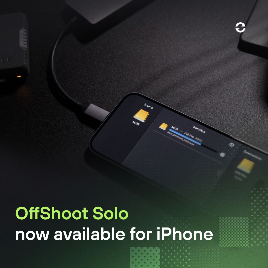 hedgeforvideo's tweet photo. You asked. We listened. OffShoot just went mobile.
Now available for iPhone — perfect for on-the-go offloads, docu runs, and tight-space shoots.
Show us where you take it 👇
https://t.co/xSdMD6CMJ9
#OffShoot #Hedge #FilmmakingTools #DITLife #RunAndGun #iPhoneVideo https://t.co/KiQwN2ZUub