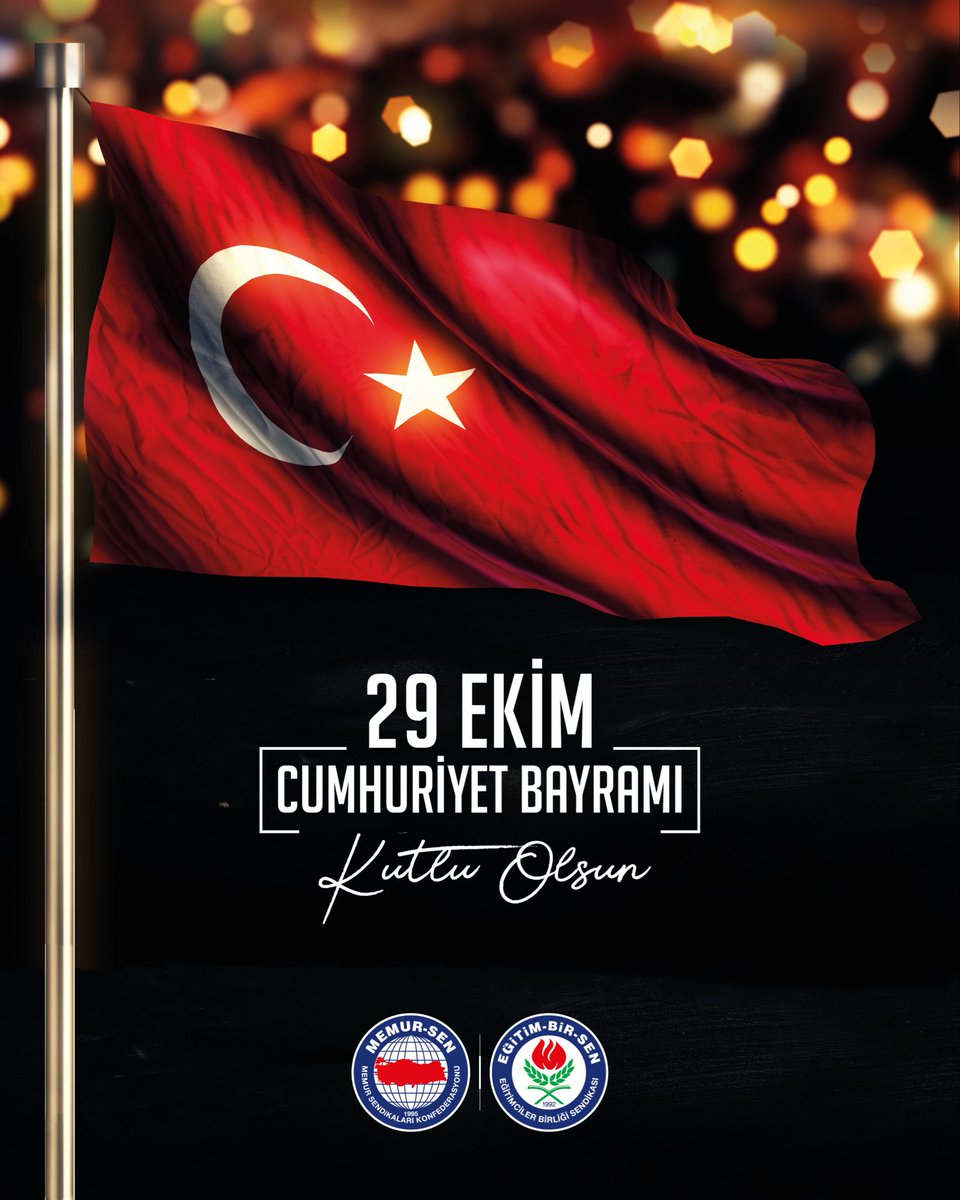 Cumhuriyetin kuruluşunun 102. yılında, vatanın bölünmez bütünlüğü ve millet iradesinin egemenliği için kan ve ter döken bütün şehit ve gazilerimizi rahmet ve minnetle anıyor, milli ruh ve bilinçle milletimize başarı ve huzur dolu nice yüzyıllar diliyoruz.

ebs.org.tr/haber/cumhuriy…