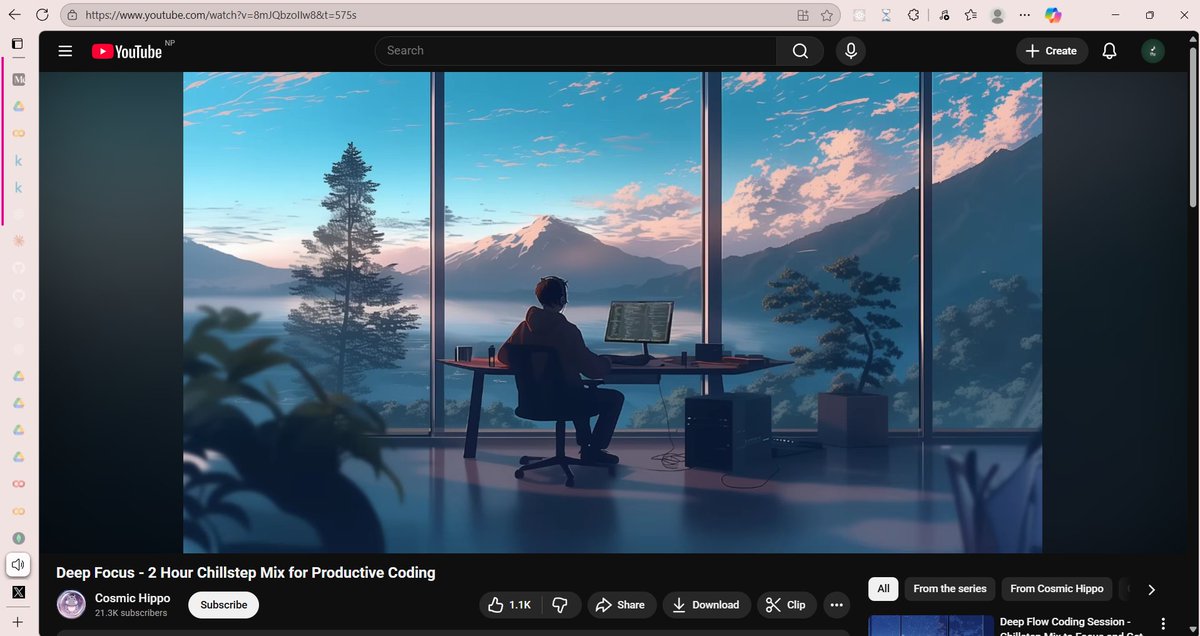 surajpathakcs's tweet image. time to focus
-drop your go to playlist and songs while coding.
let&apos;s see if others agree on your choice.