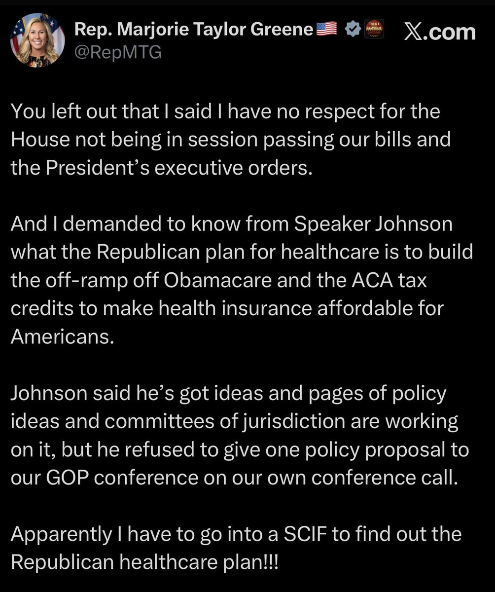 RonFilipkowski's tweet photo. Marge calls BS on Mike Johnson’s claim that Republicans have a healthcare plan. https://t.co/EnY1M2eU6w