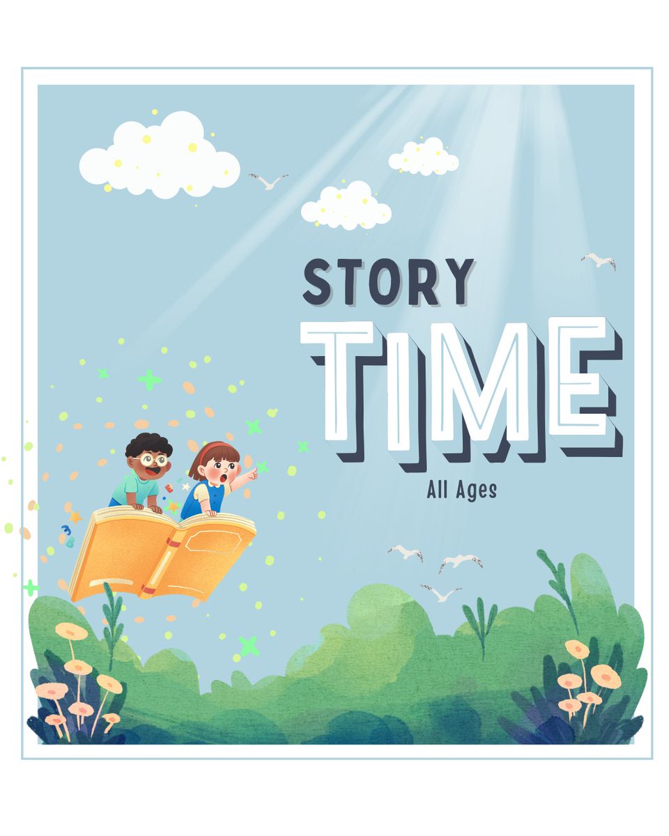 The 1st and 3rd Wednesdays of each month at 4 PM is All Ages Storytime at #fwblibrary! Join Ms. Meghan for stories and a craft. No registration required.