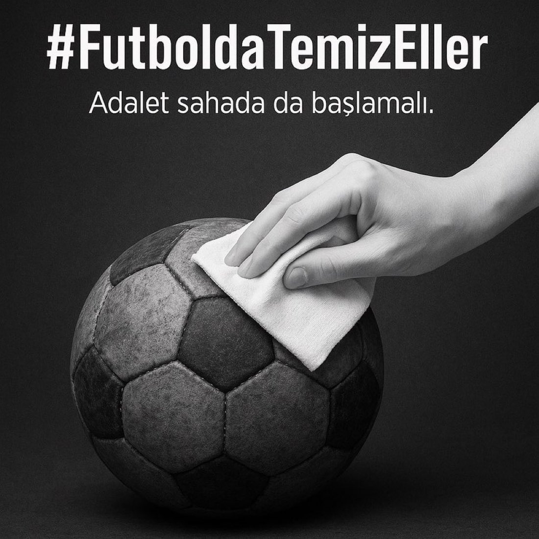 Lamı cimi yok!
Ya devlet başa, ya kuzgun leşe!
Te-miz-le-ye-cek-si-niz! 
#FutboldaTemizEller