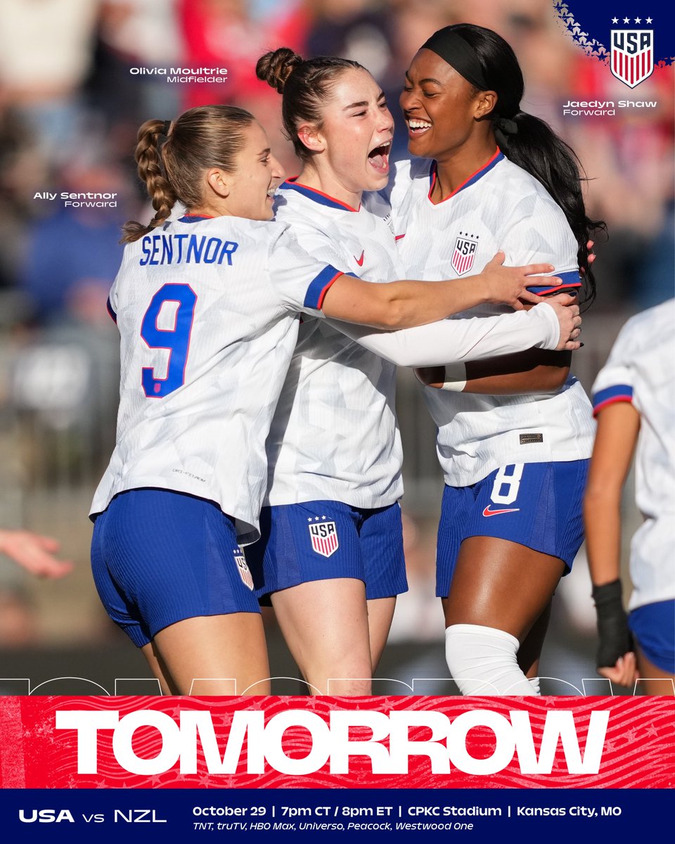USWNT's tweet photo. Tomorrow 👀‼️ https://t.co/gFdh9j2IAj