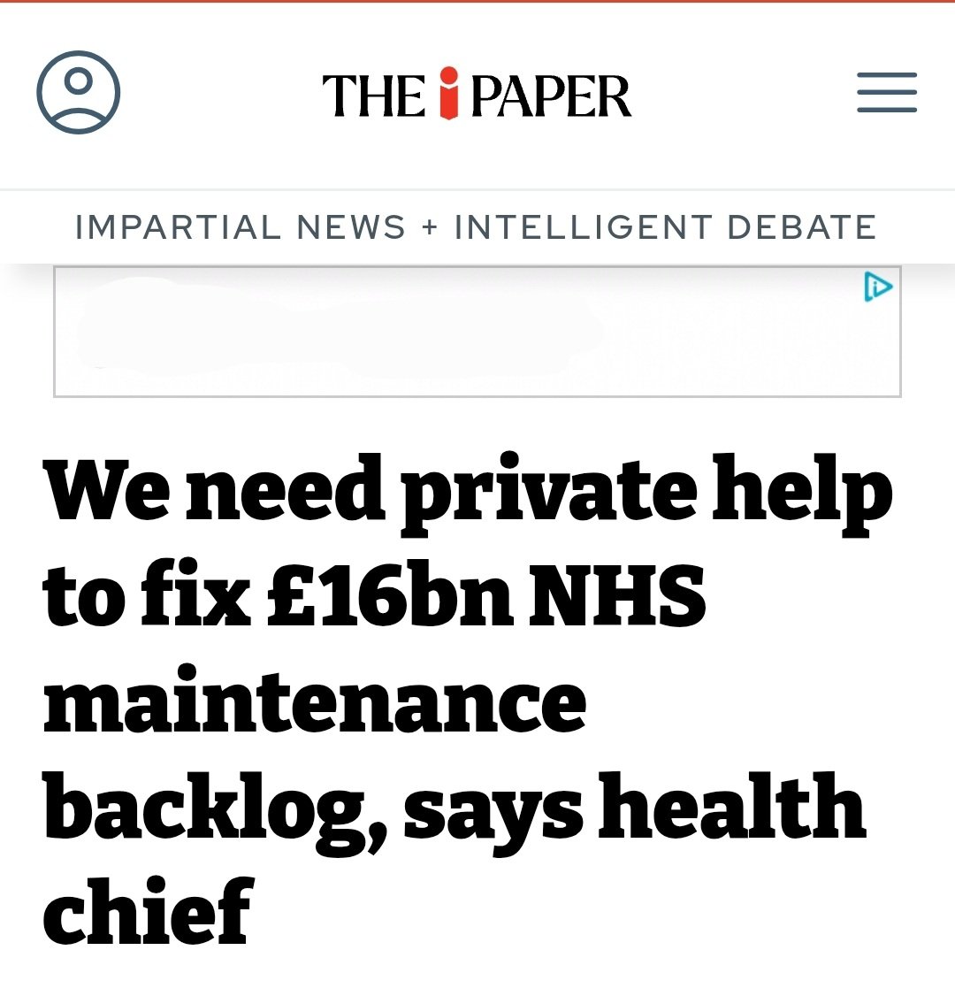 Richard Burgon MP (@richardburgon) on Twitter photo Absolutely no way. 
Private finance should have no place in our NHS. It sucks money out of patient care and into the profits of big corporations.
Our health service should serve people - not profit. Absolutely no way. 
Private finance should have no place in our NHS. It sucks money out of patient care and into the profits of big corporations.
Our health service should serve people - not profit.
