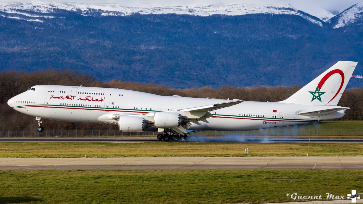 Guenat64's tweet photo. Genève-Aéroport, Cointrin, LSGG, GVA

https://t.co/0jCpKt5A5s

Boeing B747-8Z5(BBJ), Marocco - Gouvernment, CN-MBH https://t.co/JDMQ1VqACW